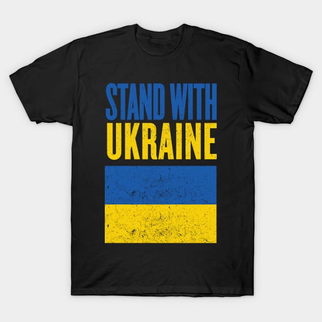 I Stand With Ukraine T-Shirt by fullgrownham